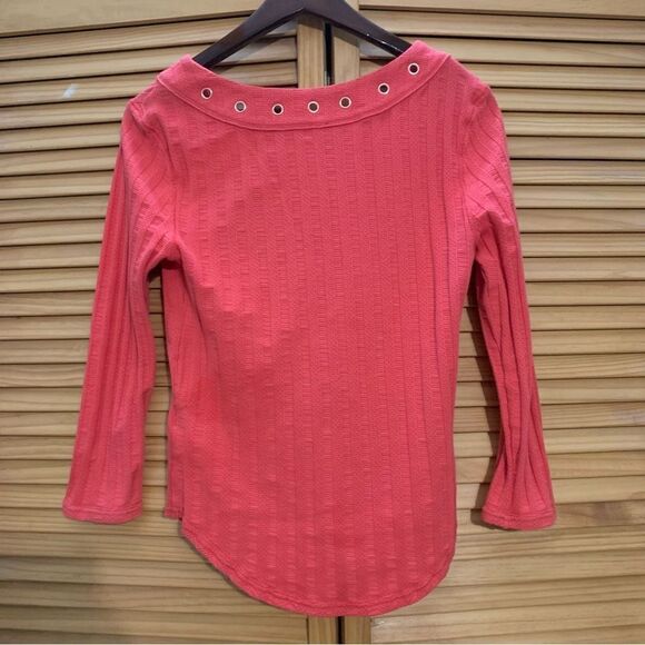 Free People Pink Long Sleeve Medium - Picture 4 of 4